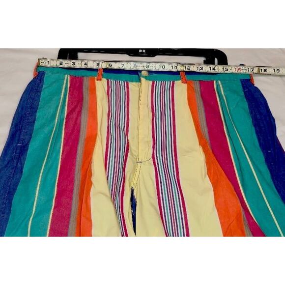 Vintage Polo Ralph Lauren Striped Shorts Mens Size 36 Pleated USA 90s Y2k - Picture 5 of 5